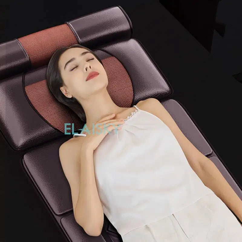 Electric Massage Mattress with Heat Therapy for Full Body Relief Massage Chairs Tidesmit
