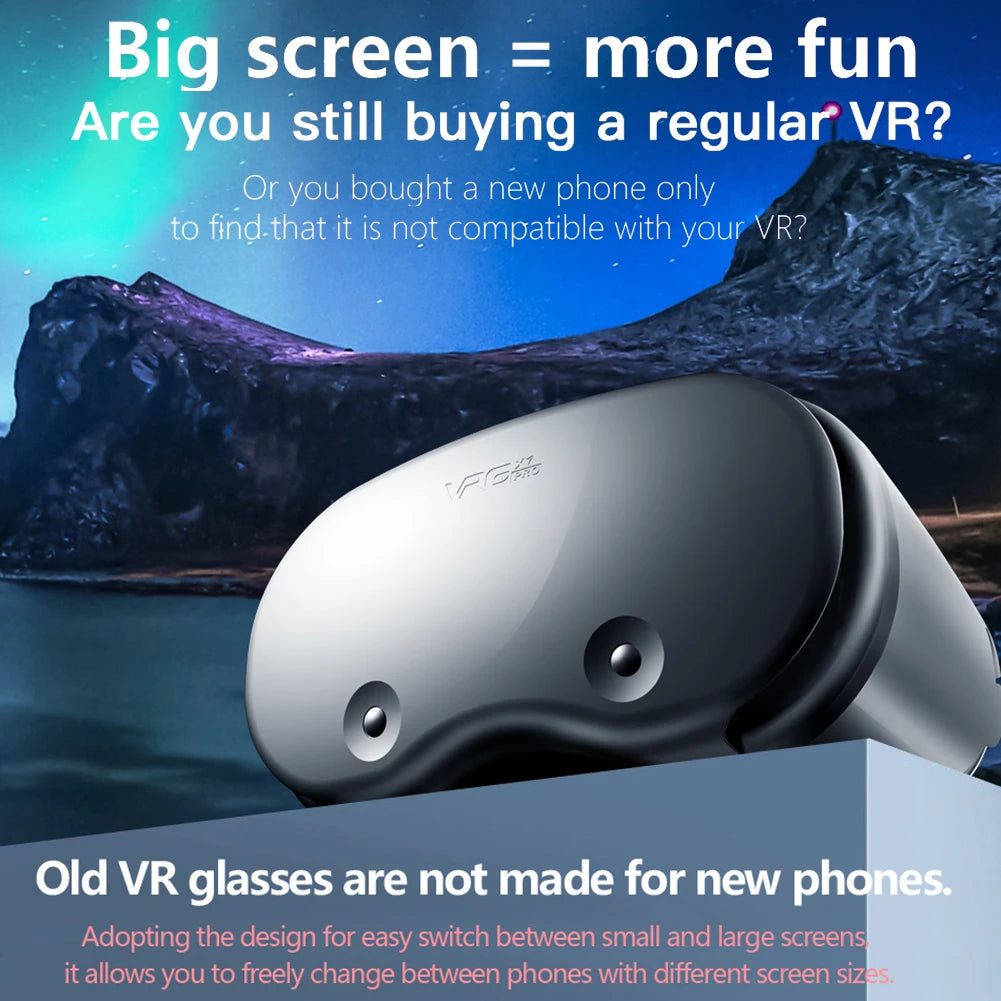 VR Headset for Smartphone - Immersive 3D Smart Glasses by Tidesmit Tidesmit