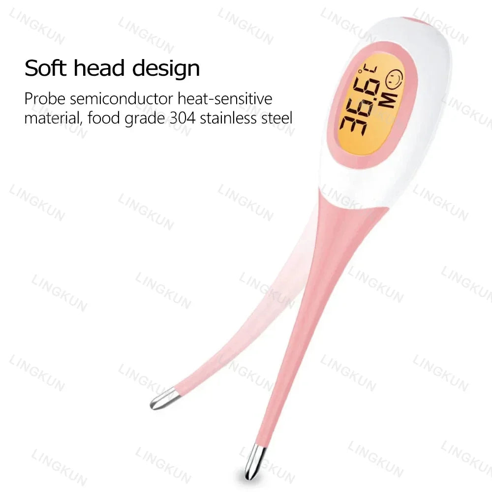 Hot Baby Digital Underarm Electronic Thermometer 8 Seconds Fast Measurement Celsius Fahrenheit Soft Head Oral Body Temperaturer