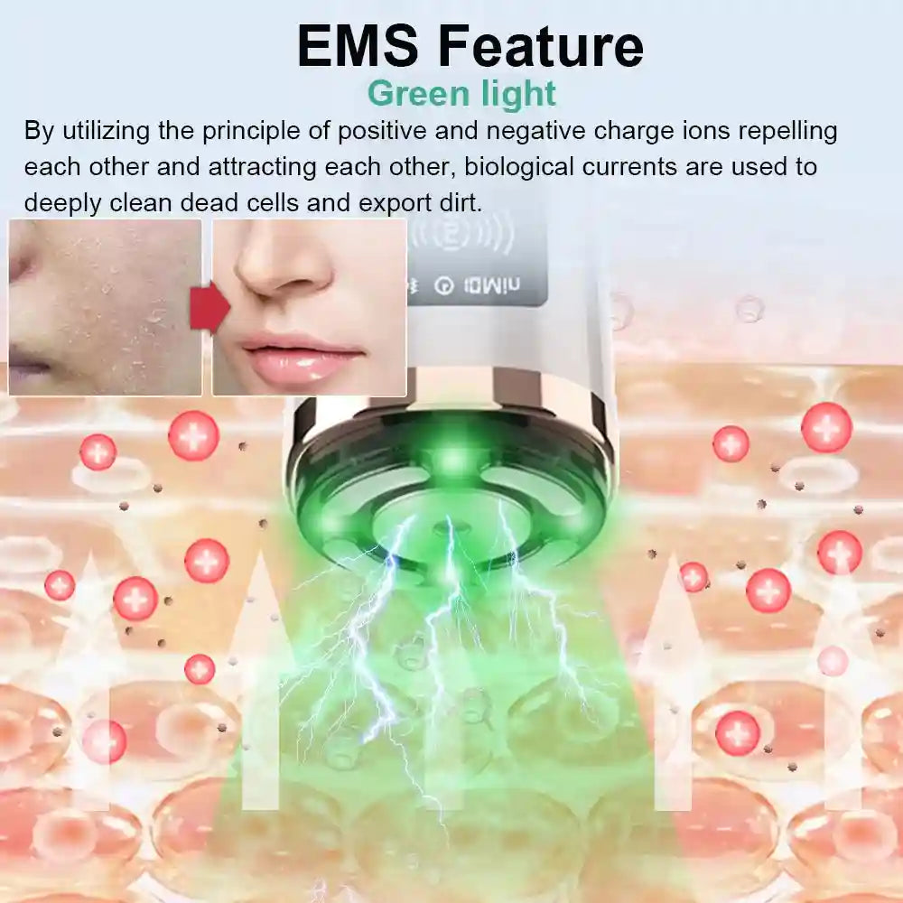 HIFU Face Lifting Machine with EMS Microcurrent & Heat Therapy Eye Massage Instrument Tidesmit