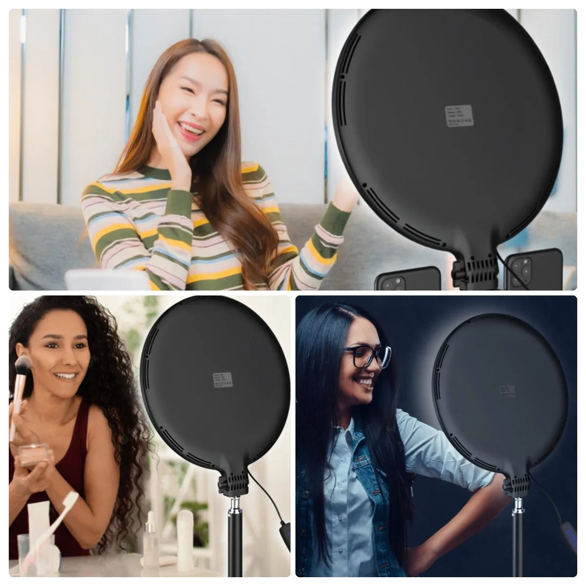 10-Inch LED Ring Light with 2M Adjustable Tripod for Professional Streaming Tidesmit