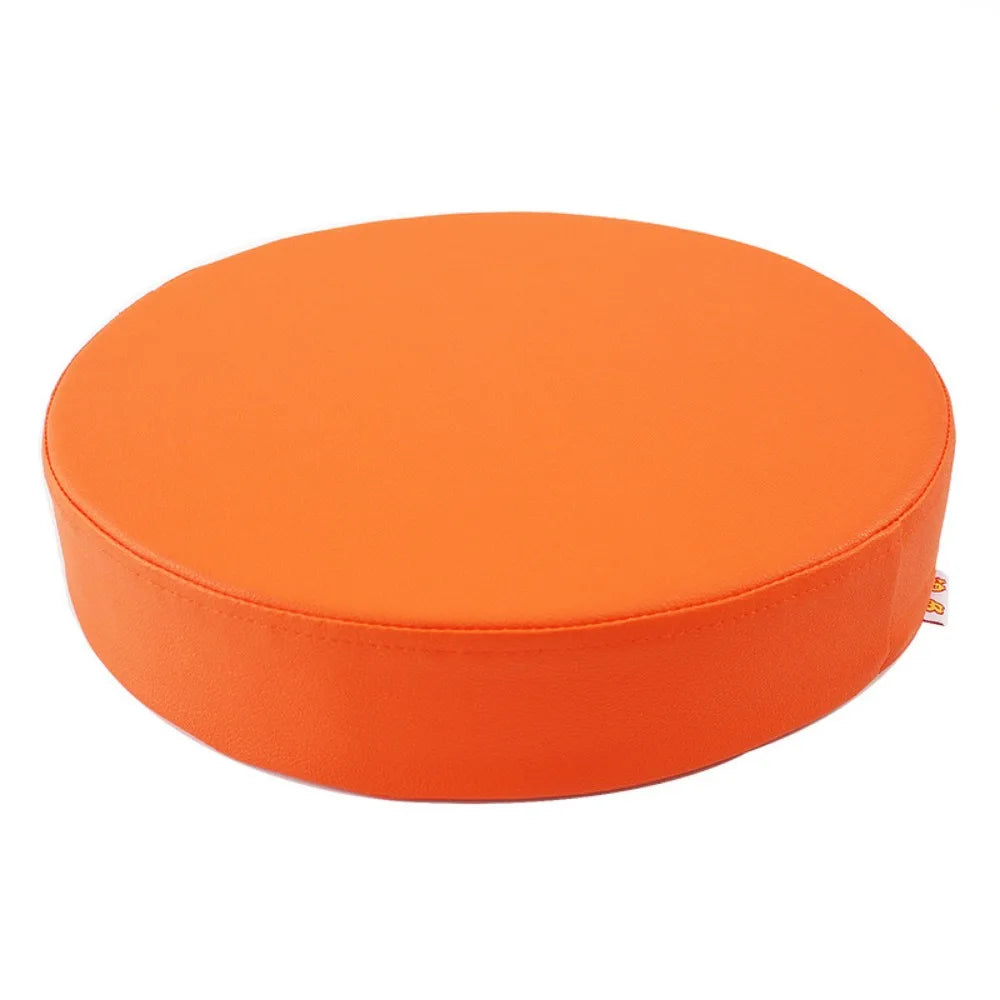 Simple Japanese Style Leather Round Cushion Thicken Soft Floor Cushion Waterproof Meditation Window Pillow for Home
