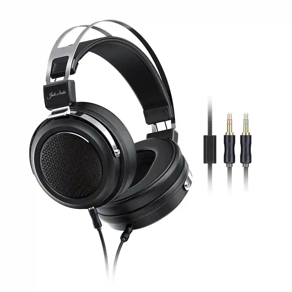 FiiO JT1 Studio Headphones - Over-Ear HiFi Monitor with Mic Black Tidesmit