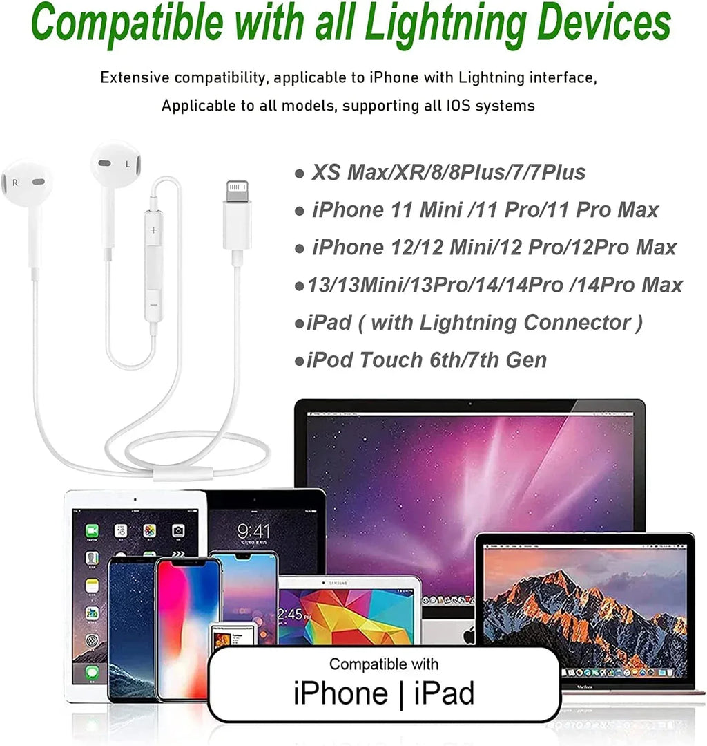 Tidesmit USB-C Wired Earphones With In-Line Mic For iPhone 15 & 16 Tidesmit