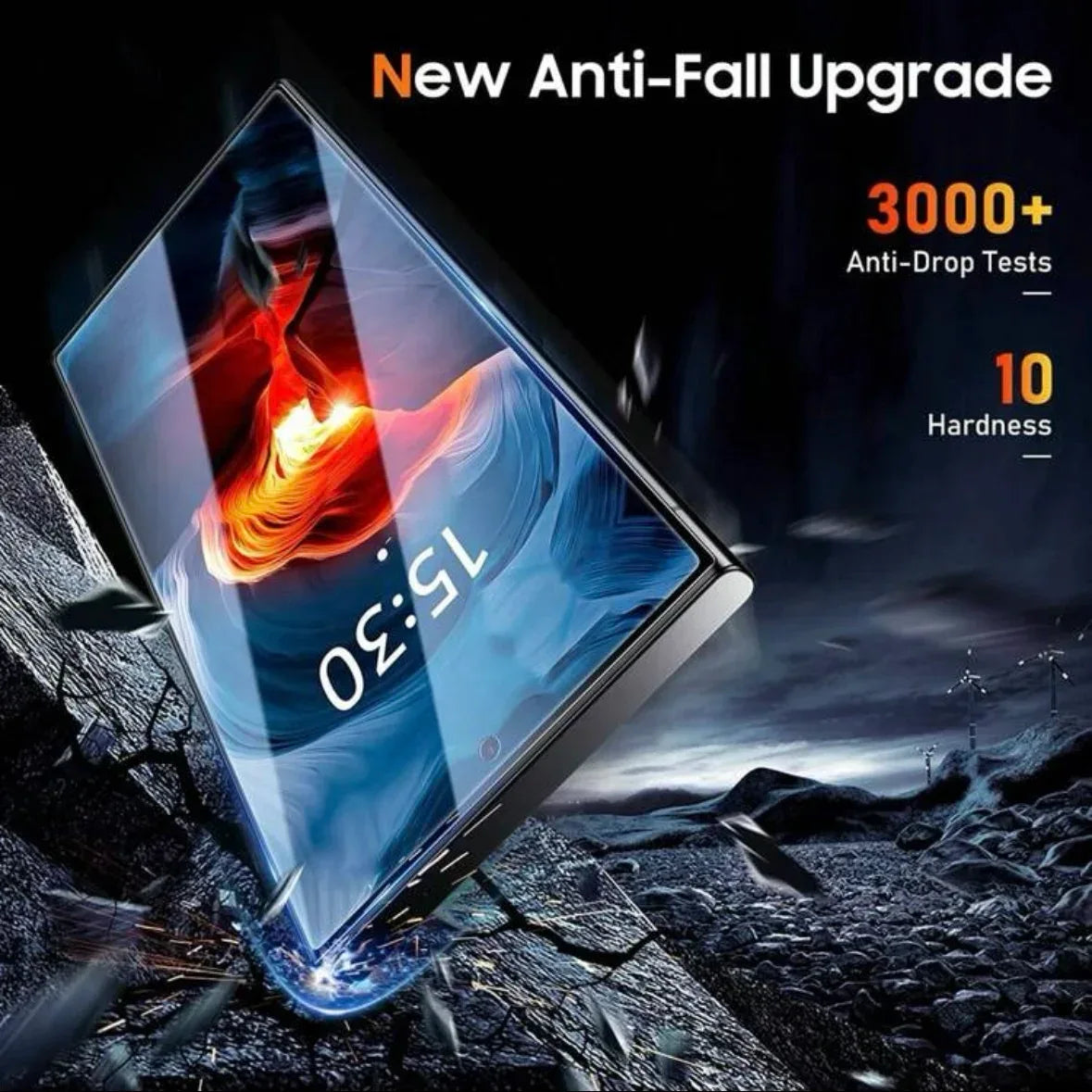 Samsung Galaxy Tempered Glass Screen Protector - 5 Pack 9H Anti-Scratch Tidesmit