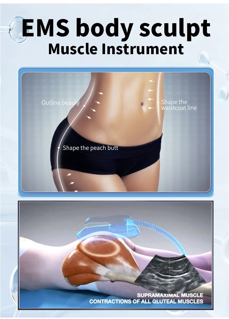 Professional RF Body Sculpting Machine - Deep Tissue Muscle Toner Body Shaping Massage Equipment Tidesmit