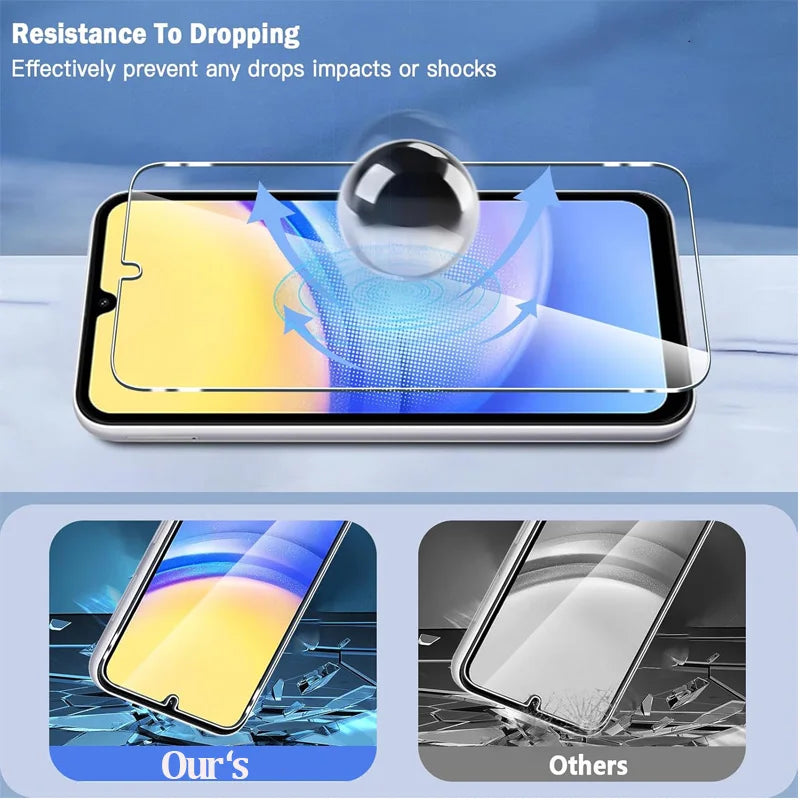 9H Screen Protector for Samsung A15 A16 A56 A36 A14 A25 A24 A55 A53 A52 A52S A51 A34 A35 Tempered Glass Samsung Galaxy A15 AE Tidesmit