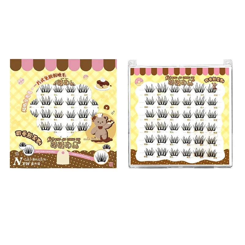 Self Adhesive Eyelashes Clusters No Glue Reusable C Curl Tidesmit XL-XLL-2 C Tidesmit