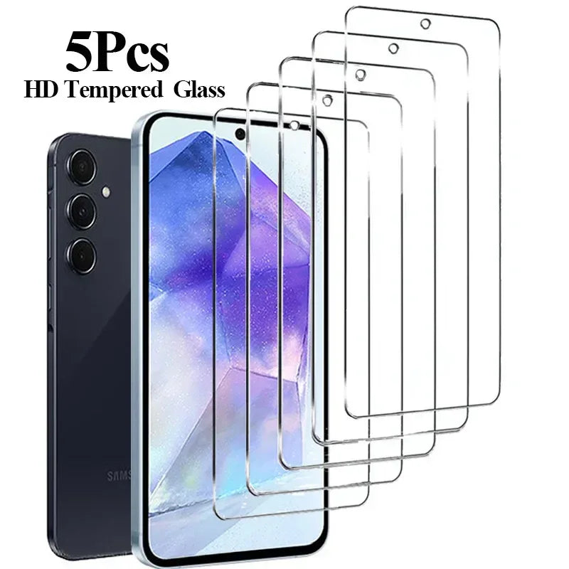 Samsung Galaxy S24 Ultra Tempered Glass Screen Protector 5Pcs Bundle Tidesmit