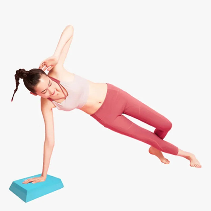 Household trapezoidal yoga fitness TPE balance pad massage yoga exercise balance cushion equipment rebounds quickly and cushions