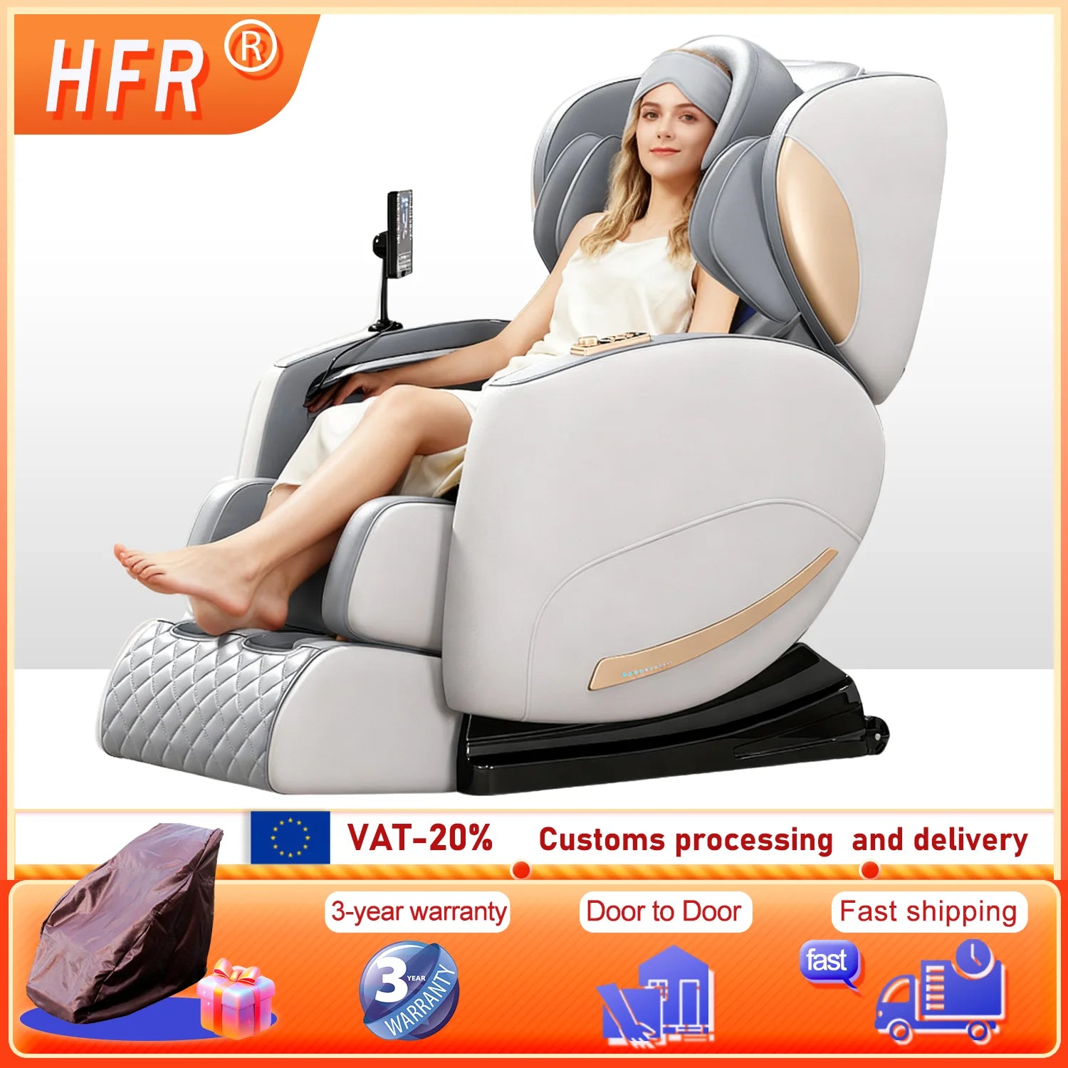 Electric Massage Chair Zero Gravity with Voice Control - Tidesmit Massage Chairs Tidesmit