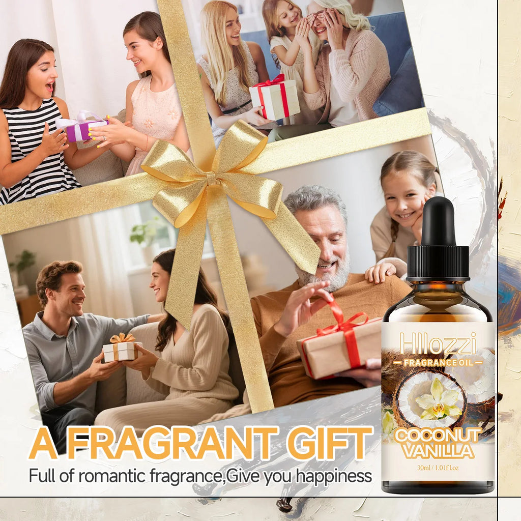 COCONUT VANILLA FRAGRANCE OIL: For aromatherapy, diffusing, fargrance and candle Scented Candle.