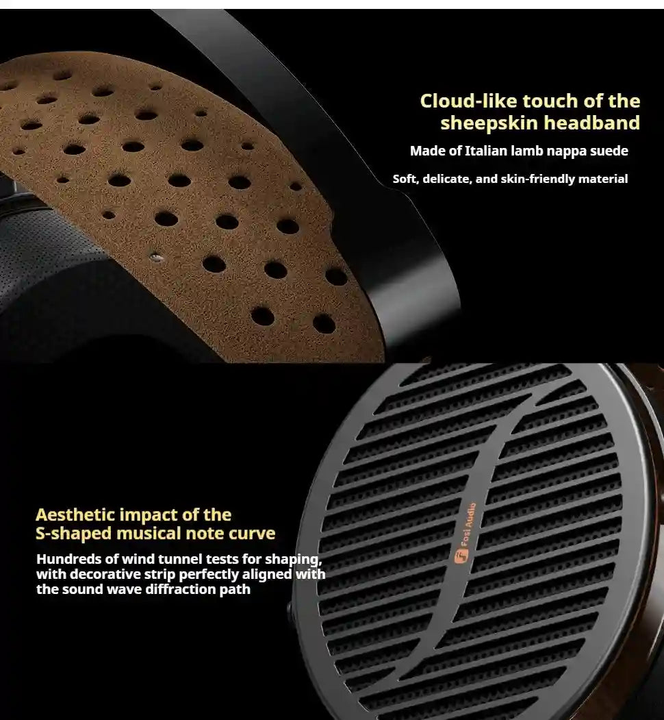 Tidesmit I5 Open Back HiFi Headphones - Professional Studio Monitor Tidesmit