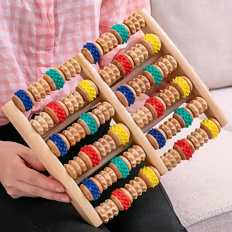 Foot Roller Massager for Plantar Fasciitis - Natural Muscle Relief Massage Roller Tidesmit
