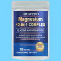 30 Patches 12 in 1 Magnesium Complex Transdermal Patches with Glycinate, Citrate, Malate, L-Threonate,Taurate for Sleep Support