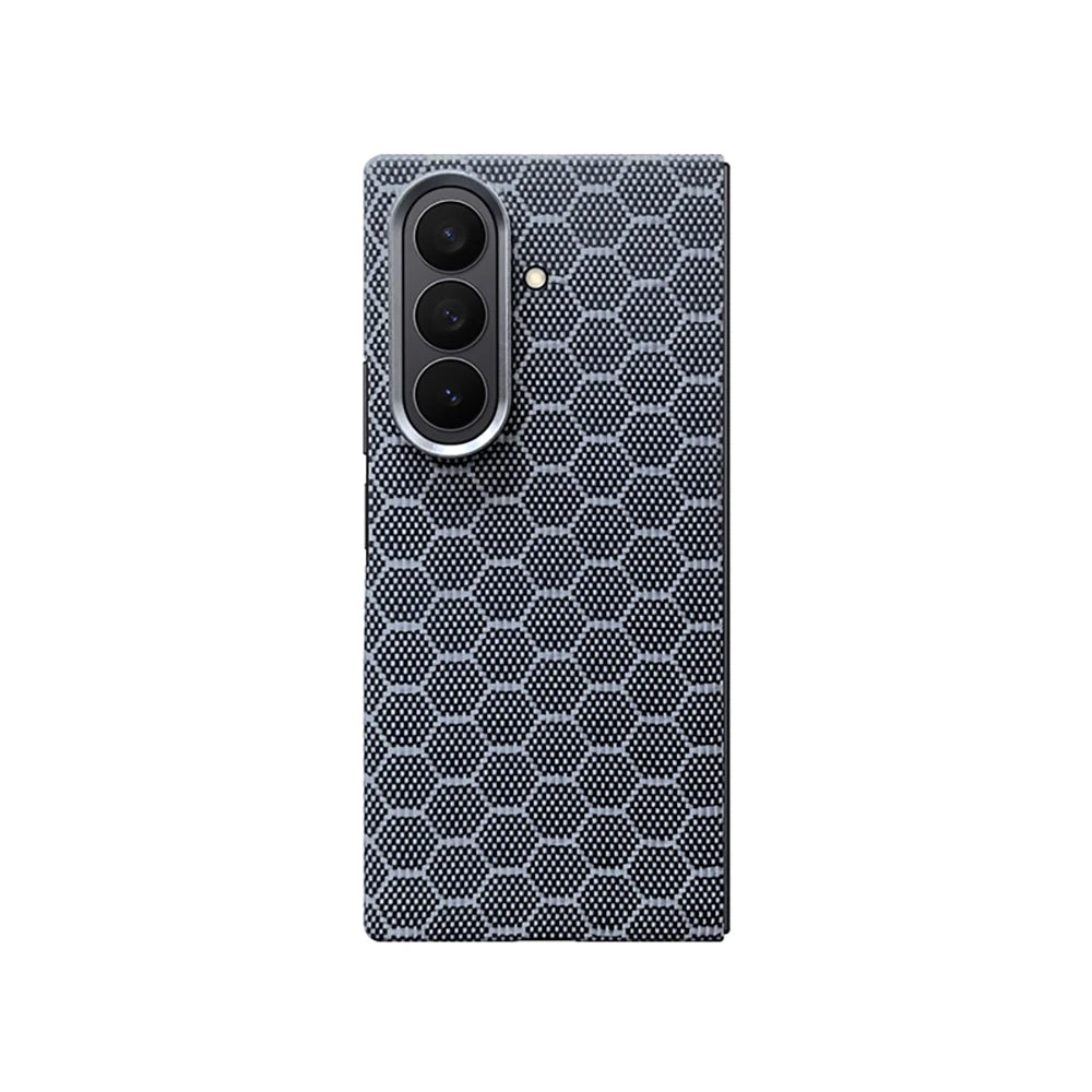 Samsung Galaxy Z Fold 7 Aramid Carbon Fiber Magnetic Case Tidesmit