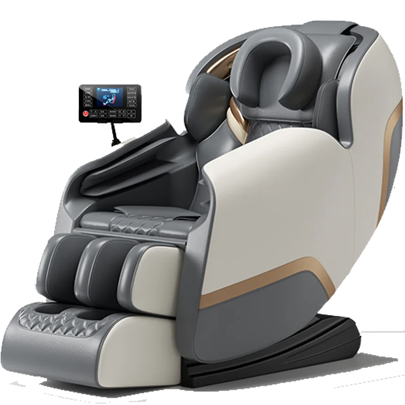 Massage Chair Recliner with Heat and Shiatsu Therapy, Gray | Tidesmit Massage Chairs Gray Tidesmit