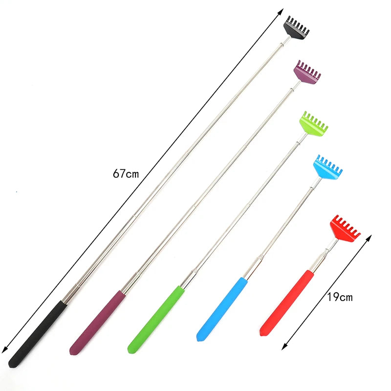 Telescopic Back Scratcher | Stainless Steel Claw | Tidesmit Back Massage Instrument Tidesmit