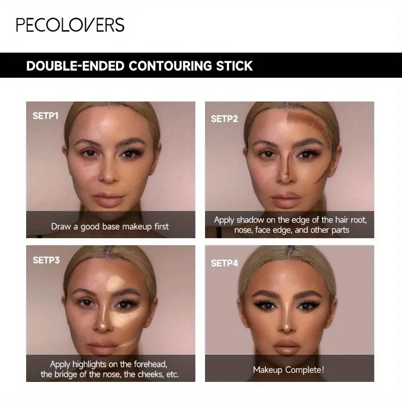 Tidesmit high quality face makeup foundation and concealer cream texture close-up for contouring and bronzing