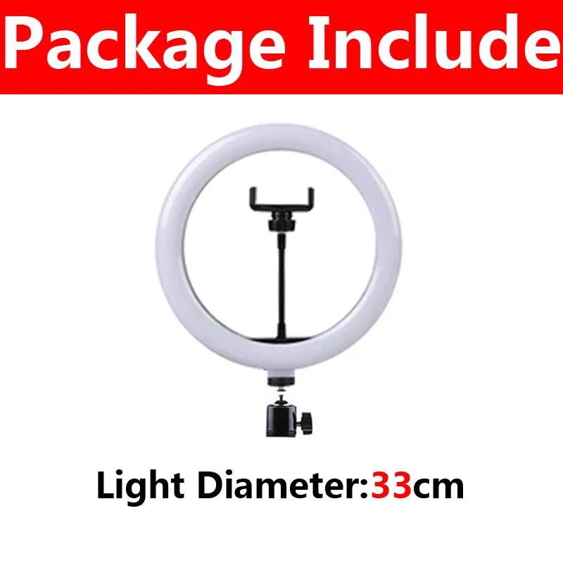 LED Ring Light with Tripod for TikTok Video 33cm | Tidesmit 33cm Only Lamp Tidesmit