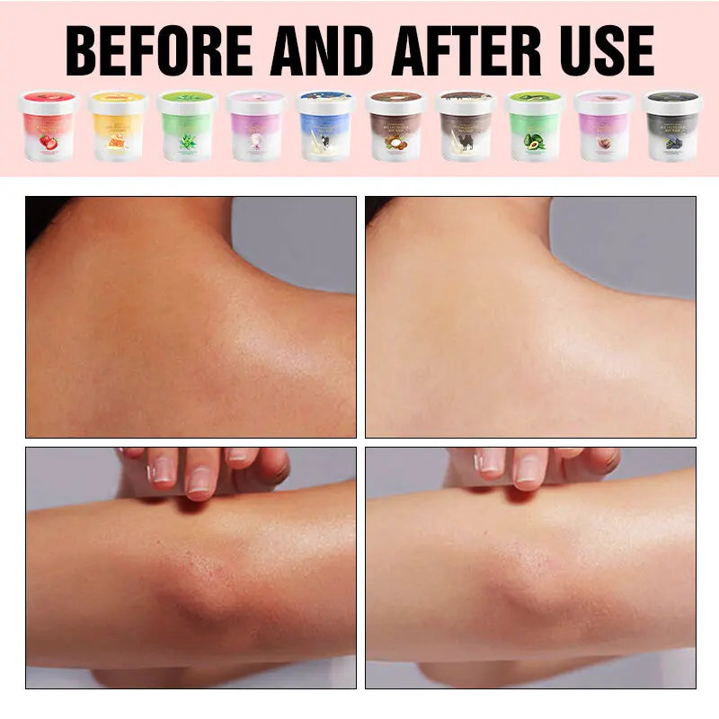 Ice Cream Body Scrub: Deep Exfoliating Natural Skincare Formula Scrubs Treatments Tidesmit