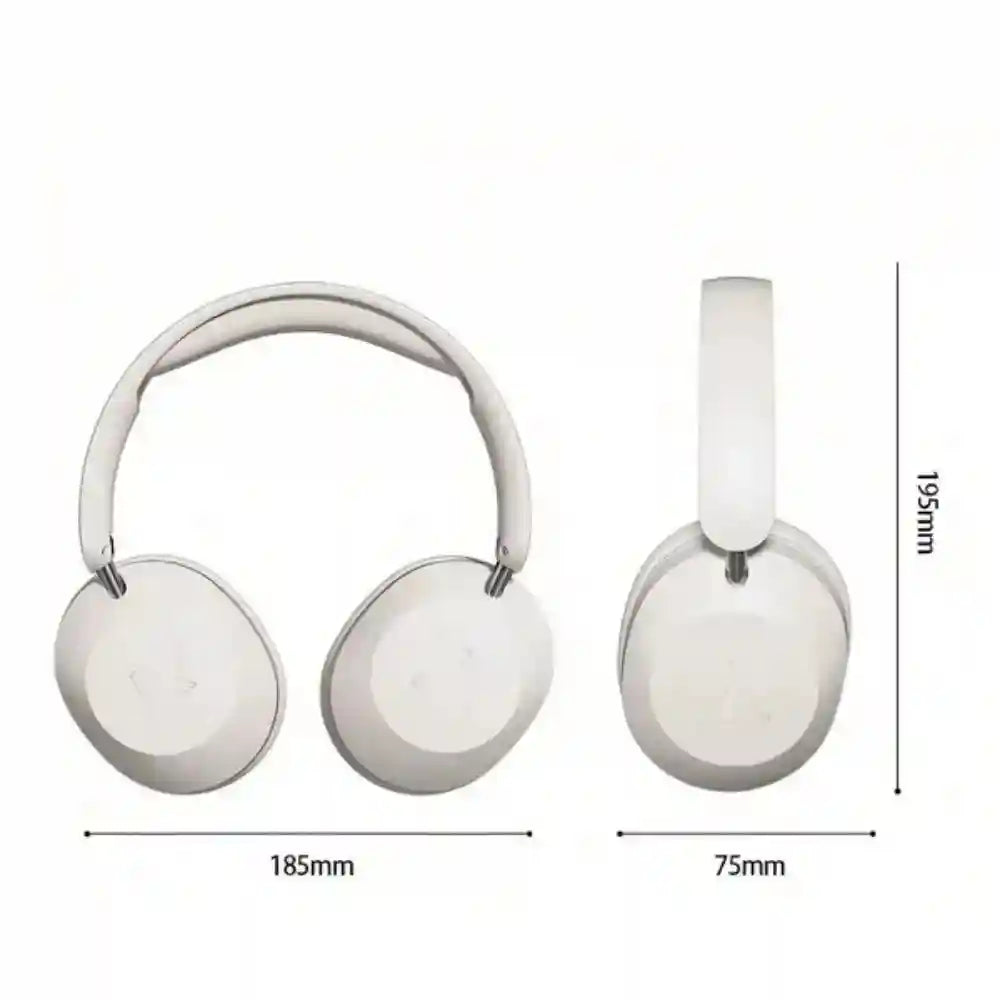 Wireless Over-Ear Headphones with Active Noise Cancellation Tidesmit