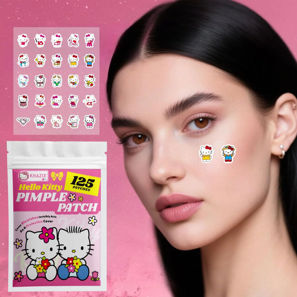 Acne patches, acne stickers, facial acne patches, concealer, concealer stickers 125PCS hello kitty