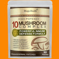 Advanced 10 Mushroom Complex Transdermal Patches For Brain Memory Immune Support Lions Mane-reishi-cordyceps 30 Patches