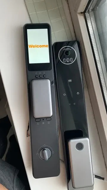 2026 Tuya Wifi Golden Video 3D Face Recognition Fingerprint Digital Smart Door Lock From Alibaba Certification Factory