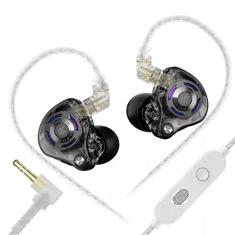 Gaming Earbuds With Mic: Bass Enhanced Wired In-Ear Headset by Tidesmit Gale Black 3.5MIC China Mainland Tidesmit