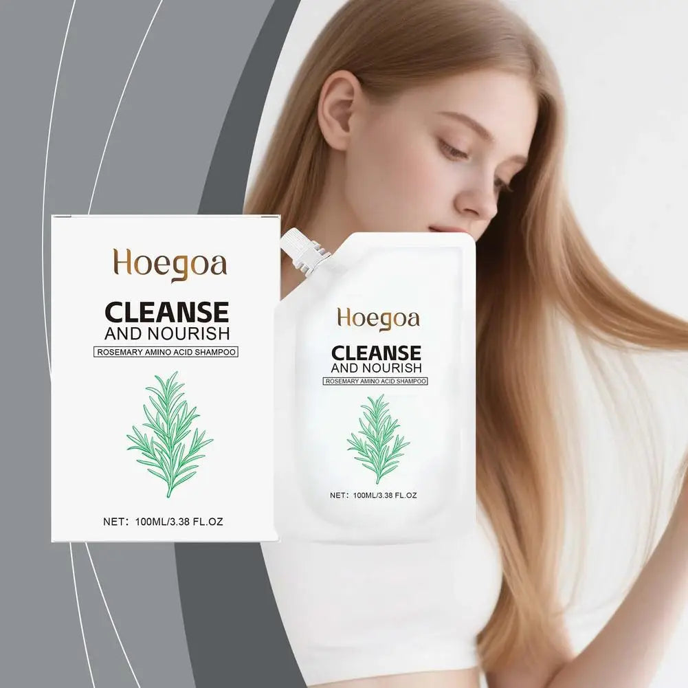 1/2PCS Rosemary Amino Acid Shampoo, Shampoo for Thinning Hair, Natural Formula to Strengthen & Thicken Hair, Controls Oily Scalp