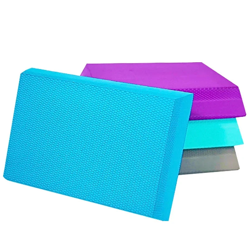Household trapezoidal yoga fitness TPE balance pad massage yoga exercise balance cushion equipment rebounds quickly and cushions