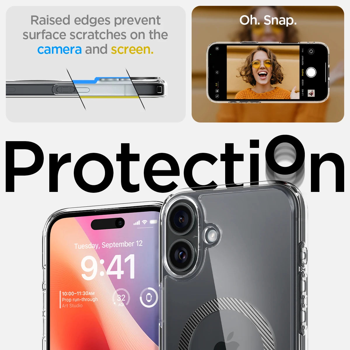 iPhone 16 Plus MagSafe Hybrid Case: Military-Grade Drop Protection Tidesmit