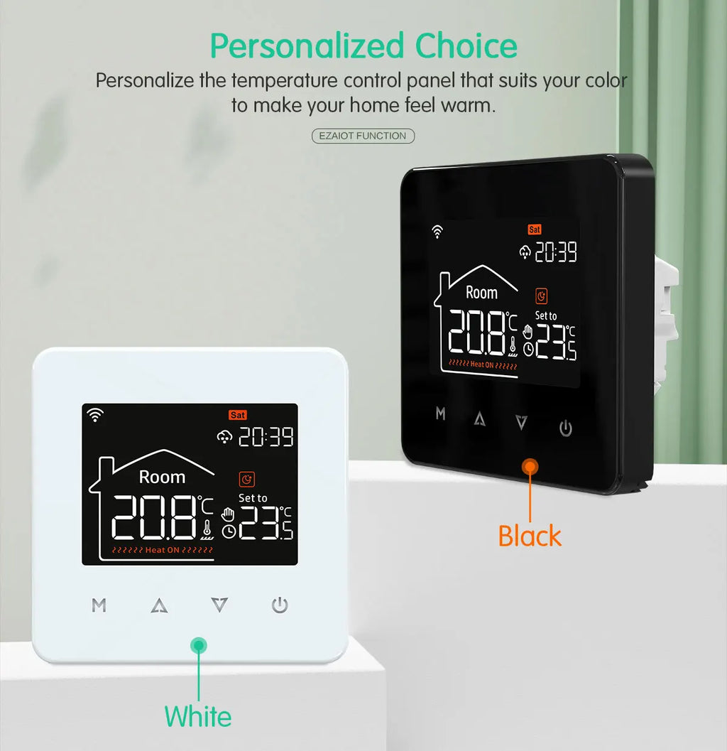 Smart WiFi Thermostat for Electric Floor Heating Water Gas Boiler Tuya Digital Temperature Controller Alexa Google Home Yandex