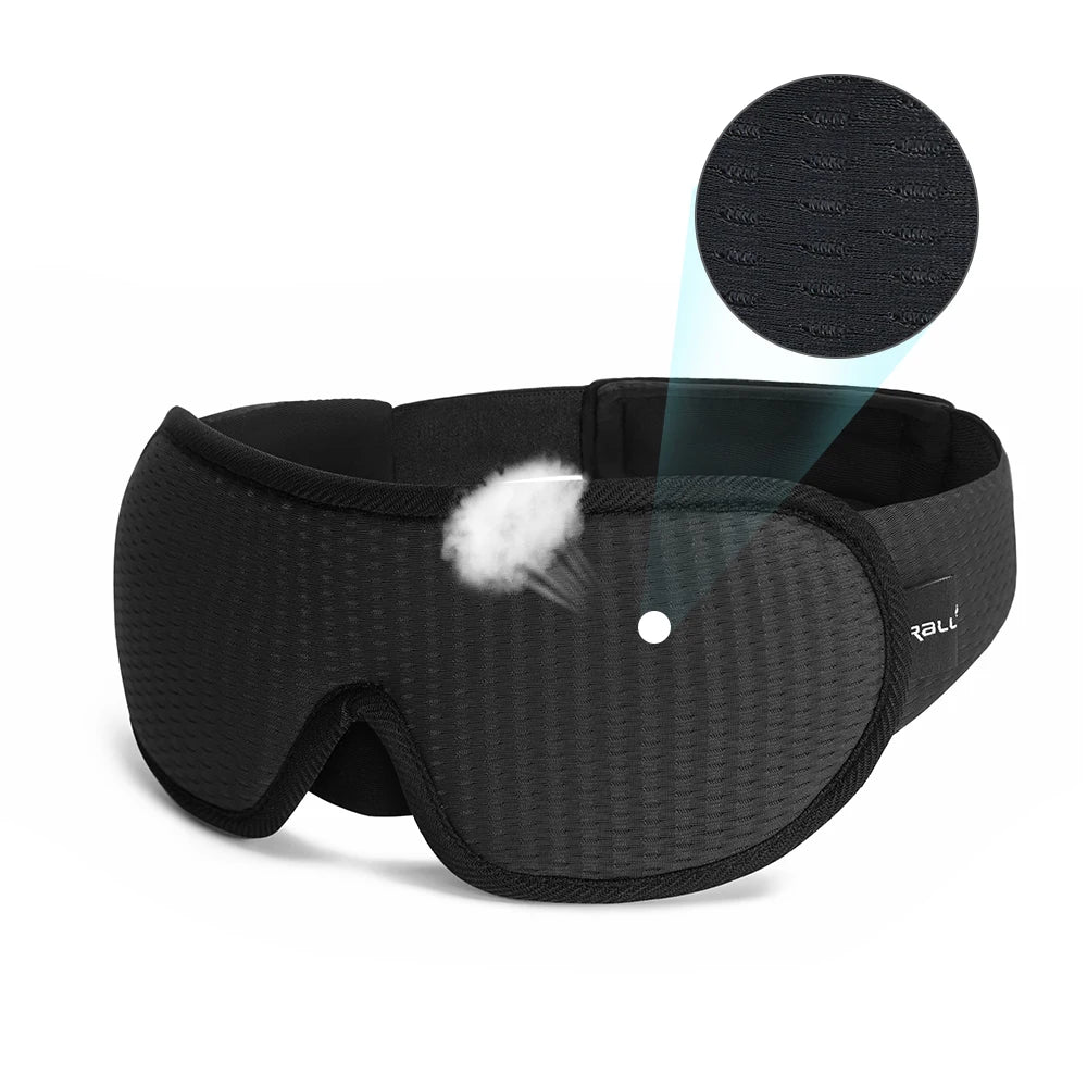 3D Sleep Eye Mask for Sleeping Mask Soft Memory Foam Eye Shades Blindfold Sleeping Aid Face Eyepatch Mask for Travel Couple Gift
