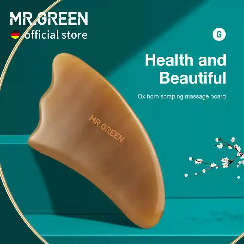 Gua Sha Scraping Massage Tool | Ox Horn Electric Muscle Relief MR-7308 Eye Massage Instrument Tidesmit