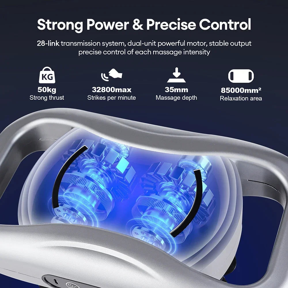 Tidesmit Percussive Therapy Fascia Gun - 24 Heads Deep Tissue Massager Fascia Gun Tidesmit