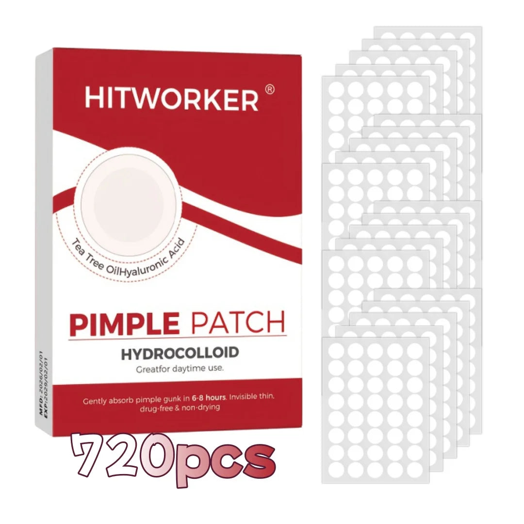 360/720 pieces/box of acne patches - non-alcoholic, used to absorb acne secretions, non irritating, essential for acne care