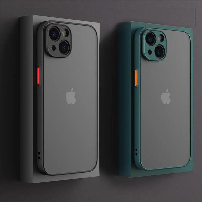 Matte Clear iPhone Case - Shock-Absorbing Slim Fit Cover for iPhone Tidesmit