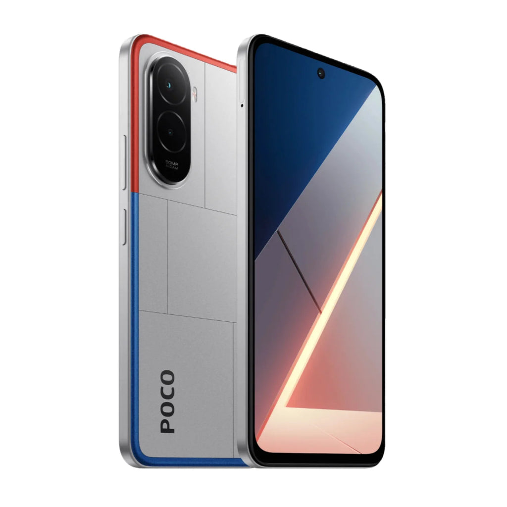 POCO M7 4G Smartphone: 6.9" 144Hz Display & 50MP Camera AE Silver 128G UNITED KINGDOM|Global Version|6G Tidesmit