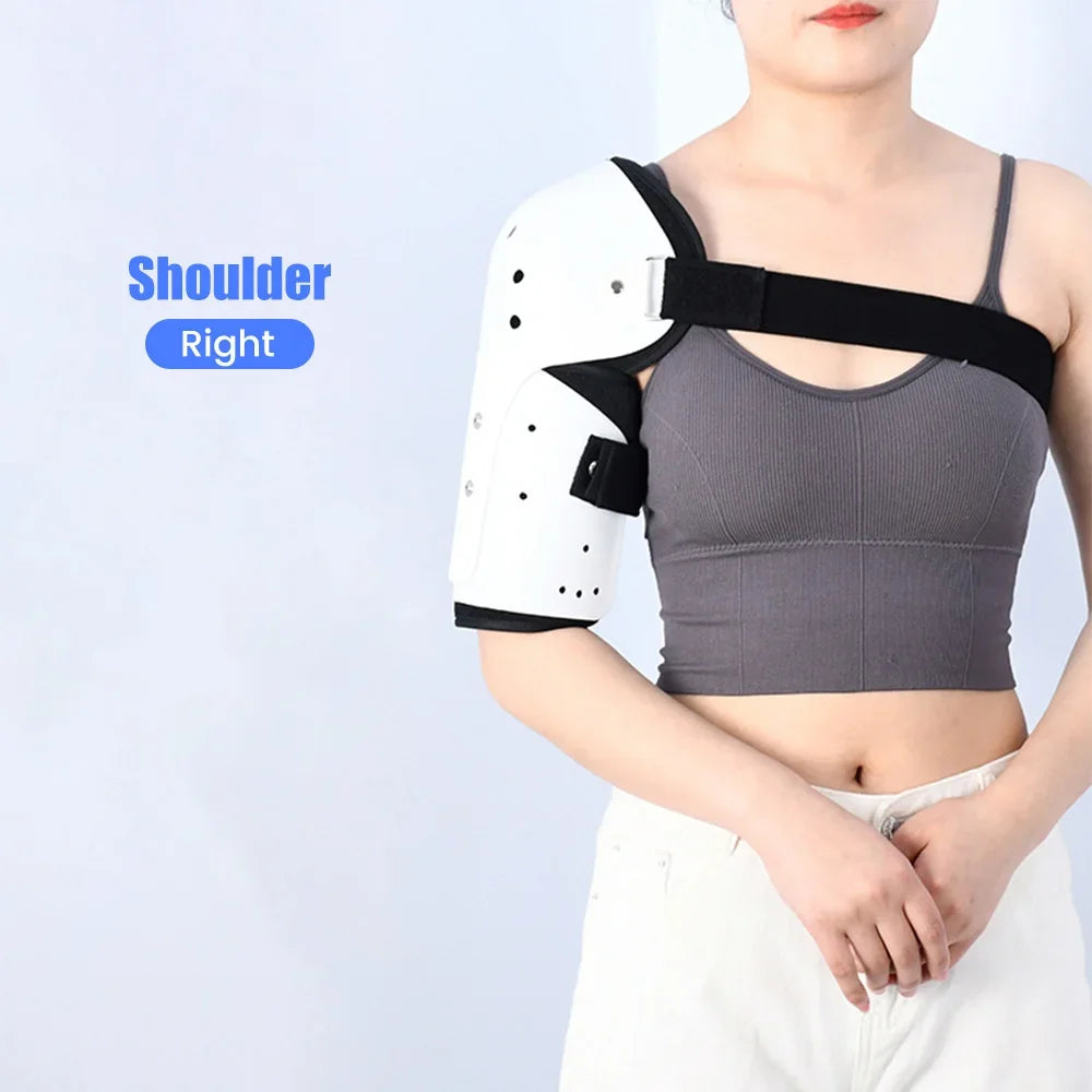 Hinged Elbow Arm Forearm Shoulder Brace Support Splint Orthosis Band Fixation Sling Immobilizer Strap Sleeve Arm Protector Guard