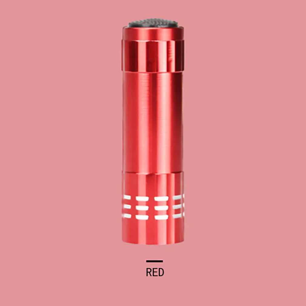 UV LED Flashlight 9 Light Aluminum Torch - Portable Inspection Tool Red China Mainland Tidesmit