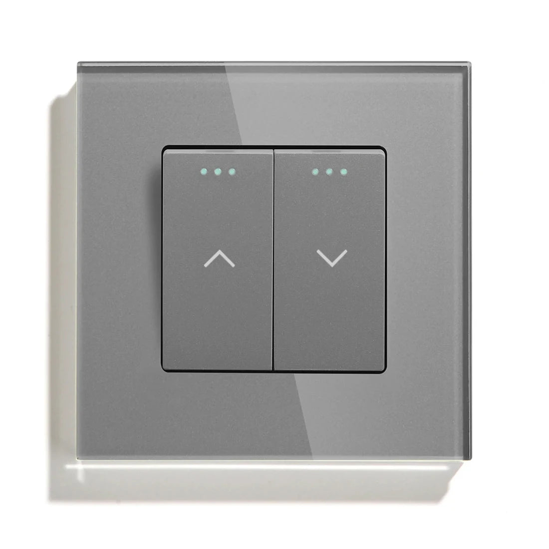 Mechanical Curtain Switch for EU Smart Blinds - Alexa & Google Home Compatible Gray EU standard Tidesmit