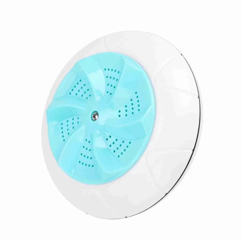 Tidesmit portable ultrasound turbo washing machine performing small laundry cycle for travel and household convenience