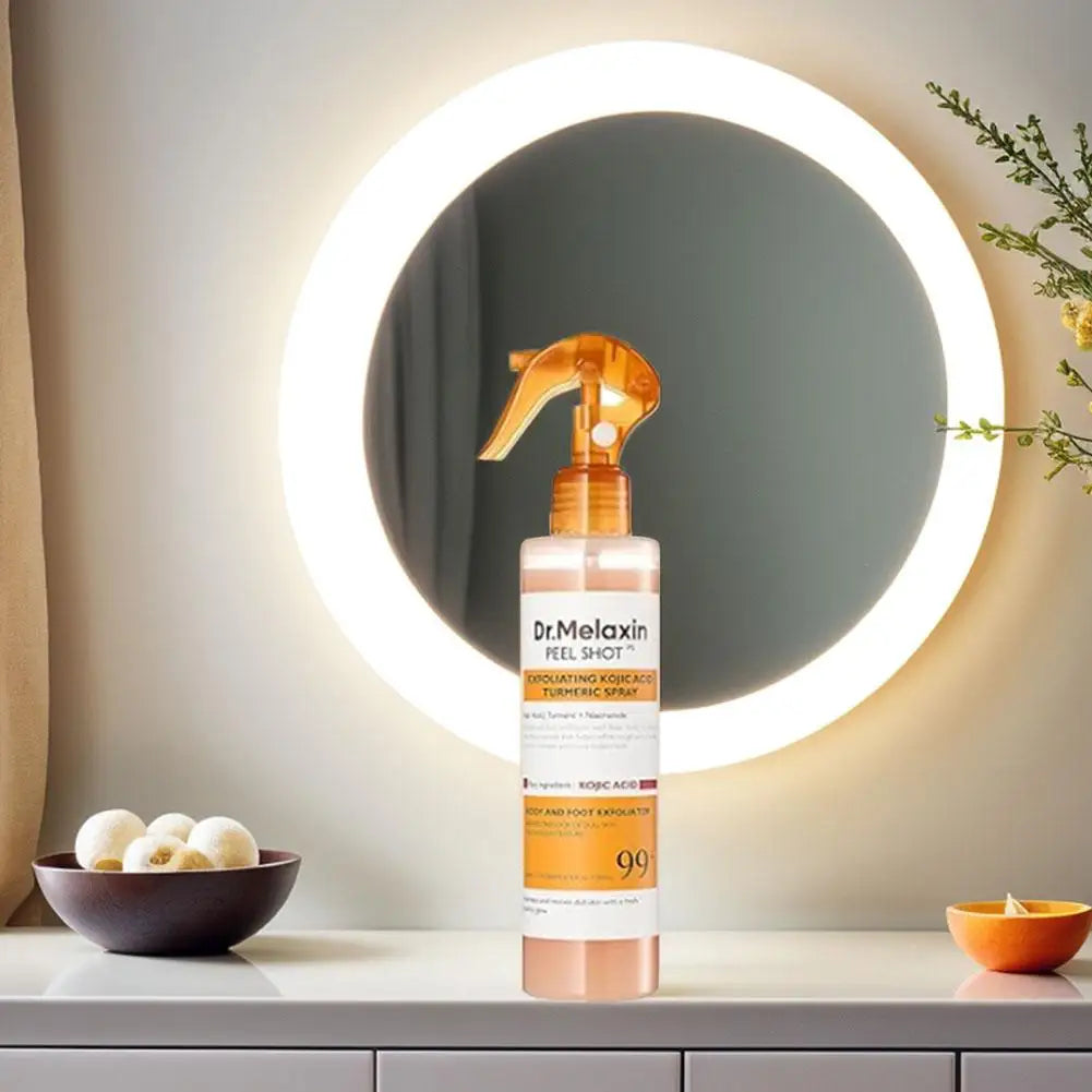 200ml Dr.Melaxin Peel Shot Exfoliating Kojic Acid Turmeric Spray Improve Dullness, Brighten Hydrate Soothing Moisturizing Skin