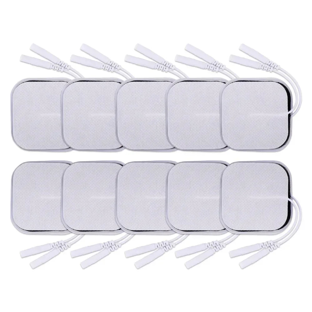 TENS Unit Electrode Pads Replacement 5x5cm - Self-Adhesive Tidesmit Body Shaping Massage Equipment 20pcs 5x5cm Tidesmit