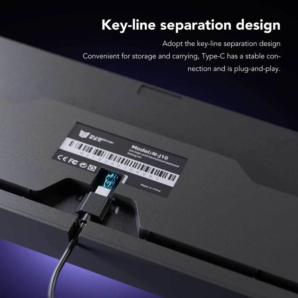 108-Key Wired Mechanical Gaming Keyboard | LED Backlit | Low Latency Anti-Ghosting | Dedicated Gaming Chip | for PC/Mac Gamer