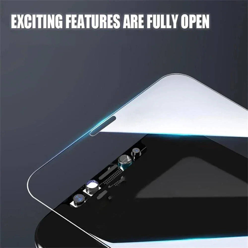 iPhone Screen Protector 5 Pack, 9H Tempered Glass for iPhone 14-17 Series Tidesmit