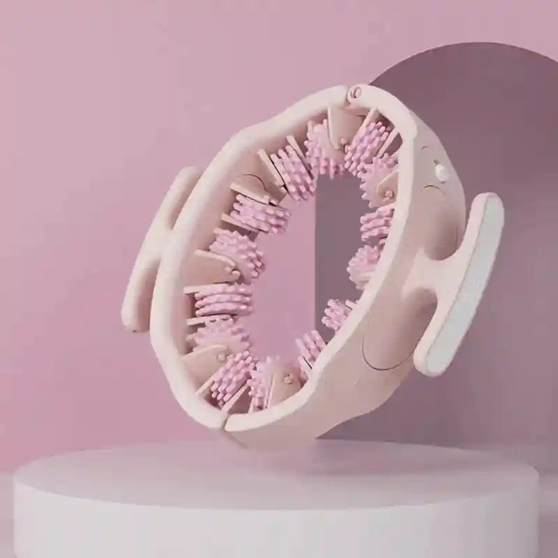 Massage Roller Ring for Full Body Muscle Relief - Tidesmit Rechargeable Massage Roller Pink A Tidesmit