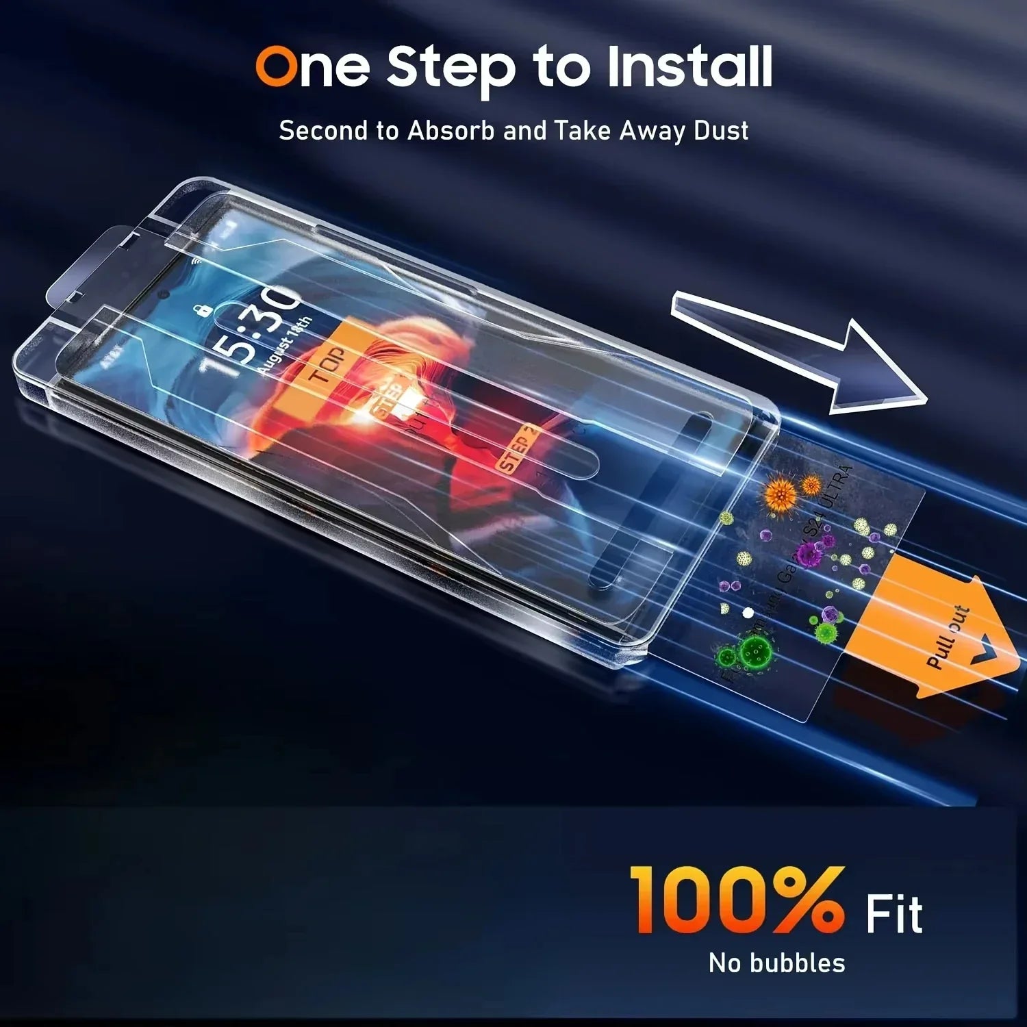 Privacy Screen Protector Samsung Galaxy - 9H Anti-Peep Tempered Glass Tidesmit